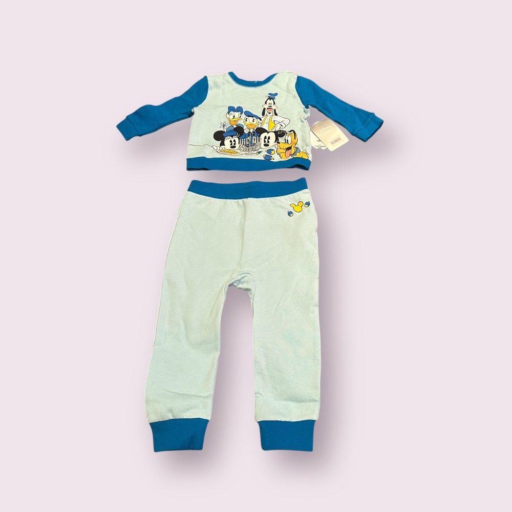 NWT Disney Baby Mickey Mouse And Friends Hanukkah Sweatshirt And Pants